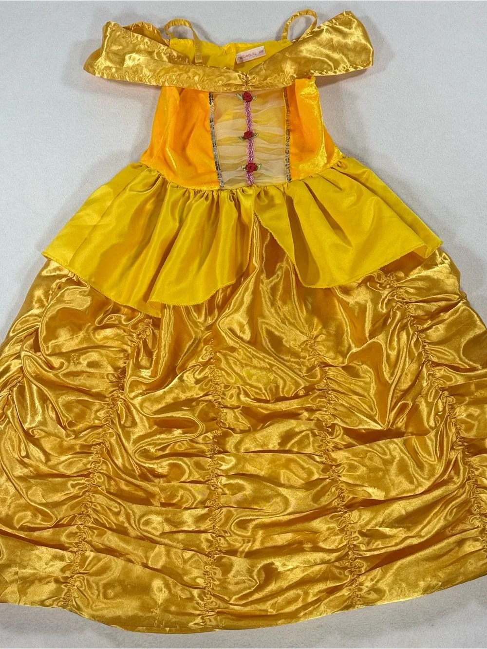 Relibeauty Princess Belle Beauty & The Beast Costume Dress Gown Size 120 US 4-6